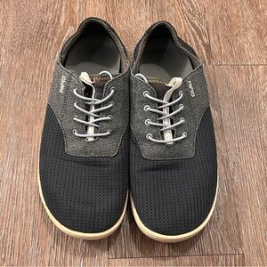 OluKai Nohea Moku Boat Shoes - Men’s Size 8 - Navy/Charcoal